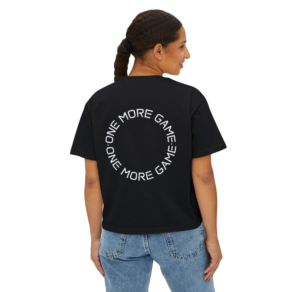 One More Game Boxy Tee