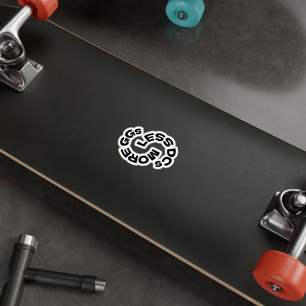 More GGs Less DCs Vinyl Sticker