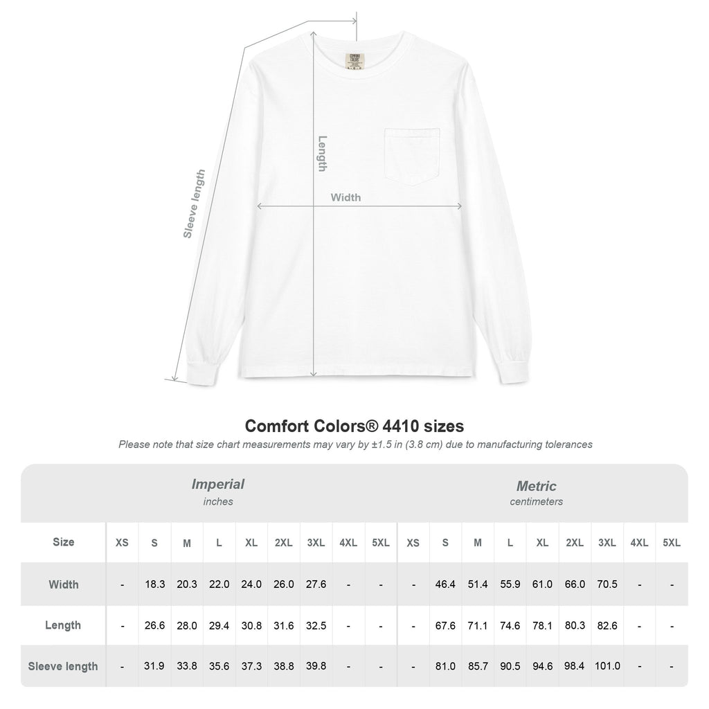 More GGs, Less DCs Pocket Long Sleeve Tee