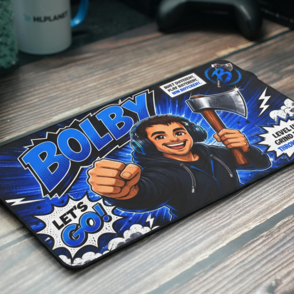 Bolby Comic Desk Mat