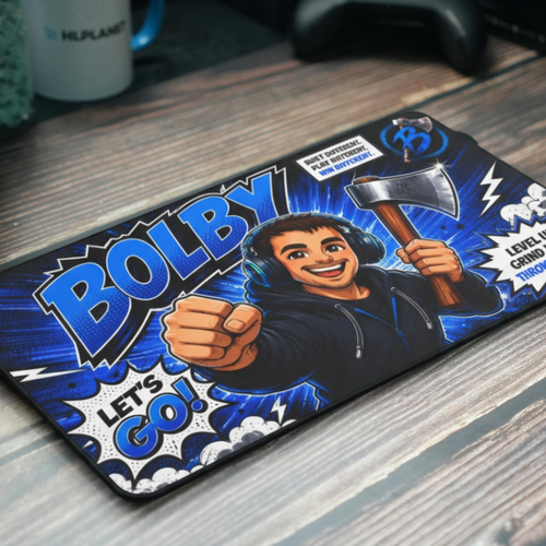 Bolby Comic Desk Mat