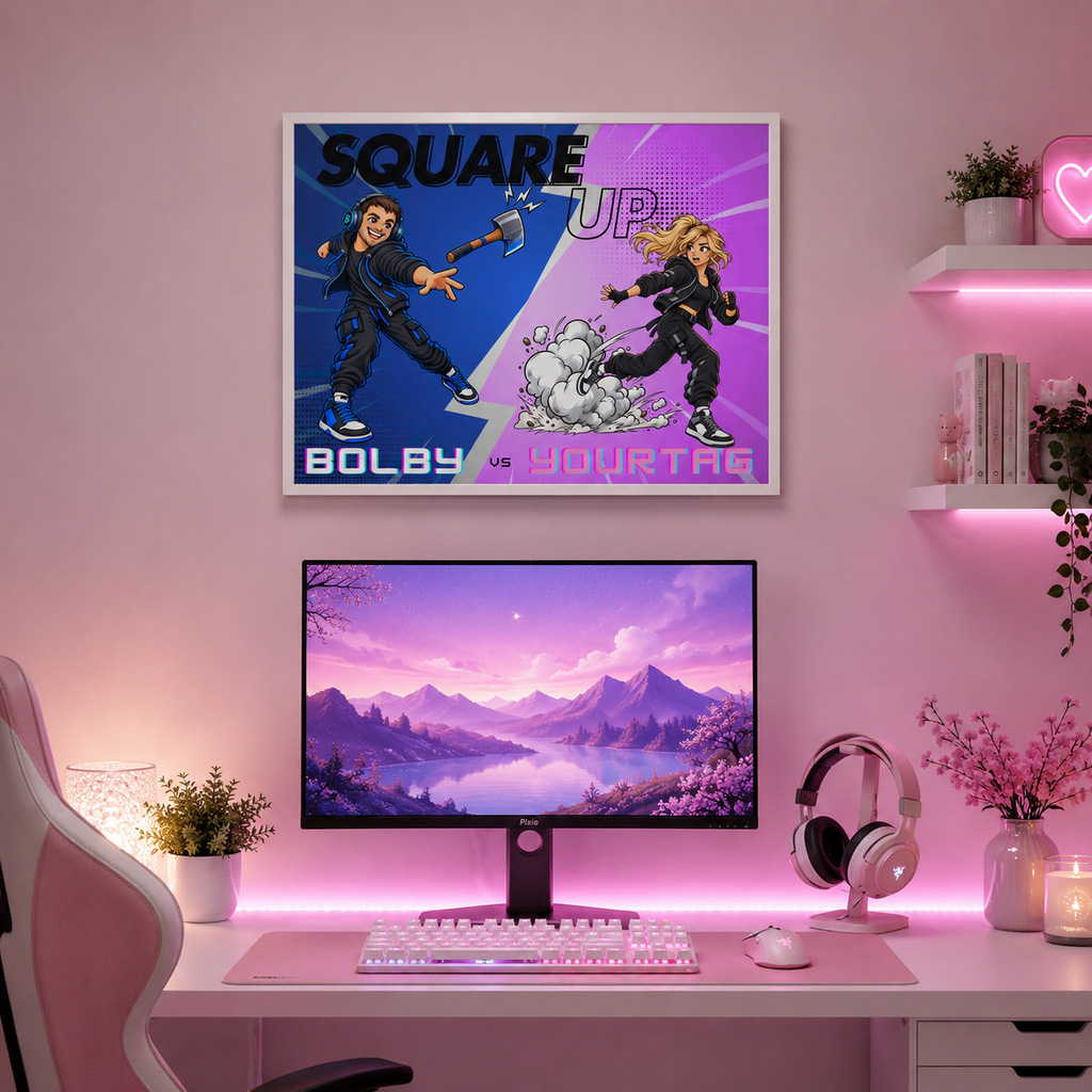 Square Up with Bolby - Custom Poster