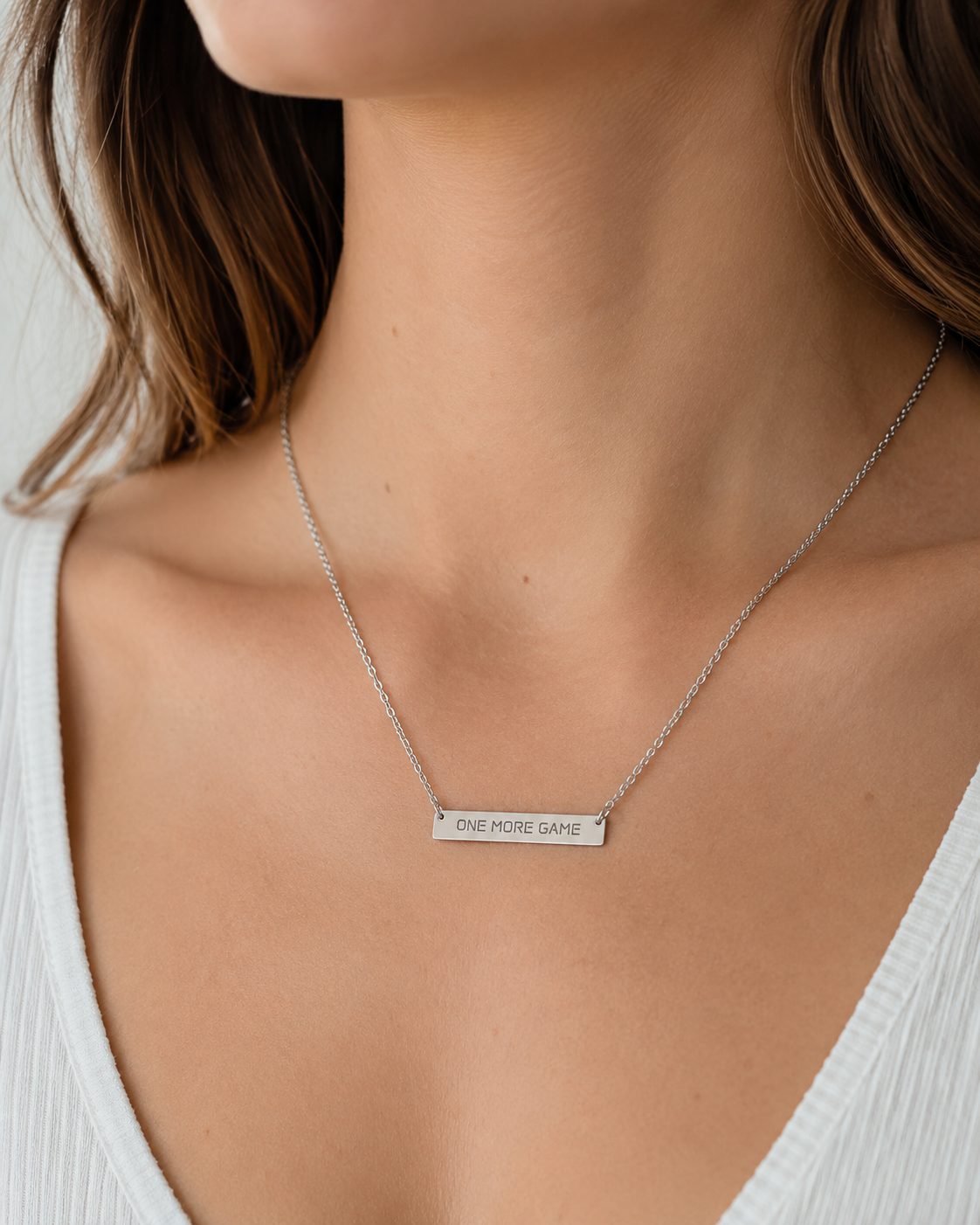 One More Game Bar Necklace