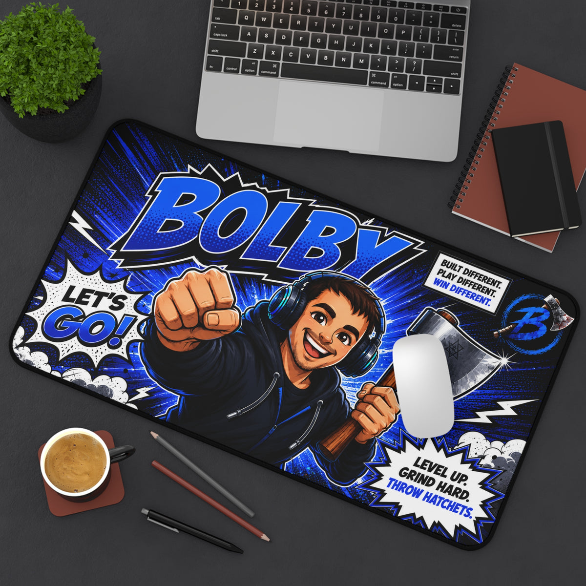 Bolby Comic Desk Mat