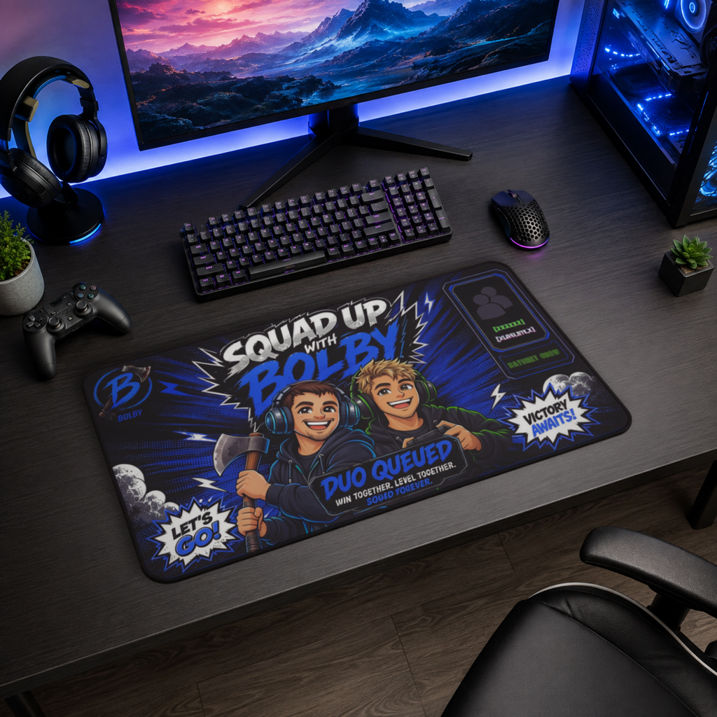 Custom Squad Up Desk Mat