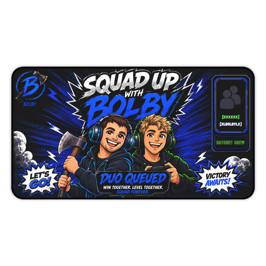 Custom Squad Up Desk Mat